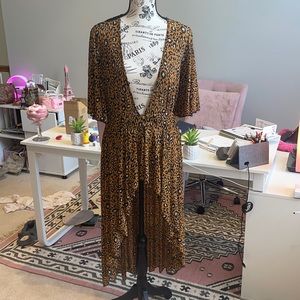 Animal Print Cover Up by L.I.F.E